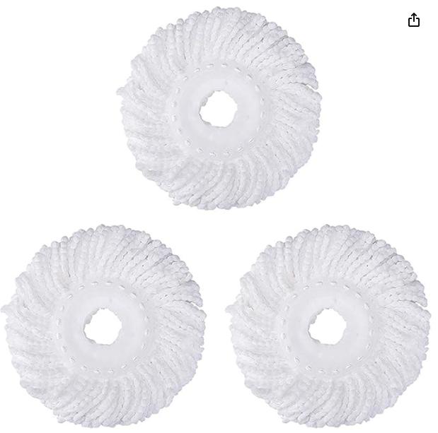 Spin Mop Replacement Head, Compatible with Most Mop Models (check your mop before ordering)