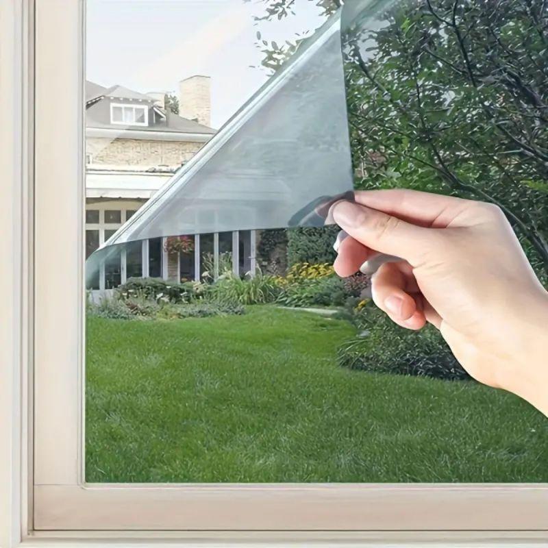 Privacy Window Film, 1 Roll Heat Insulation Privacy Film, Window Film for Office, Living Room, Bedroom