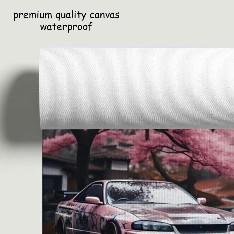 Car Printing Painting without Frame, 1 Count Modern Fashion Style Car Poster, Wall Art for Home Living Room Bedroom Office School Decor