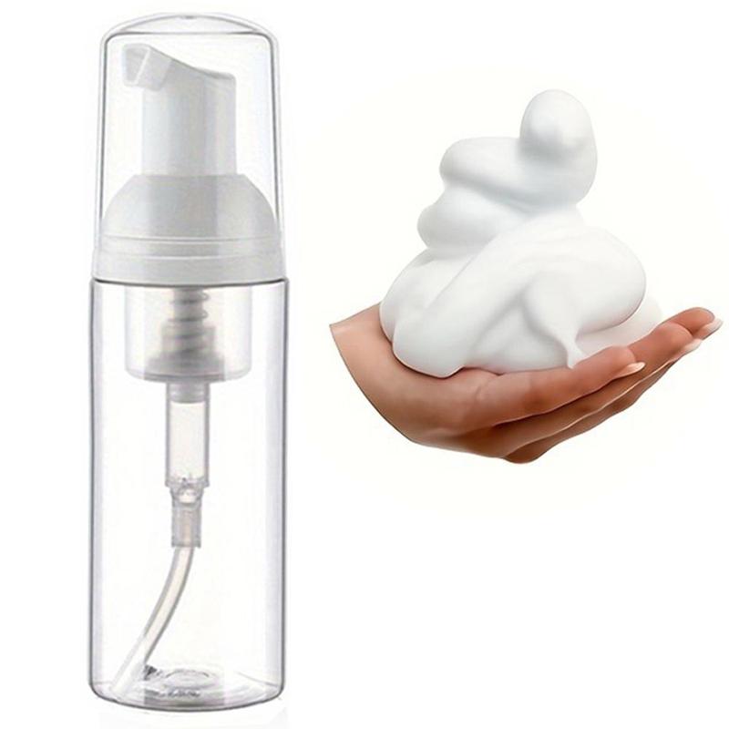 Portable 60ml Foam Pump Bottle, 3 5 Counts Clear Foam Dispenser Bottle, Refillable Empty Bottle for Skin Care, Cosmetic, Travel Accessories