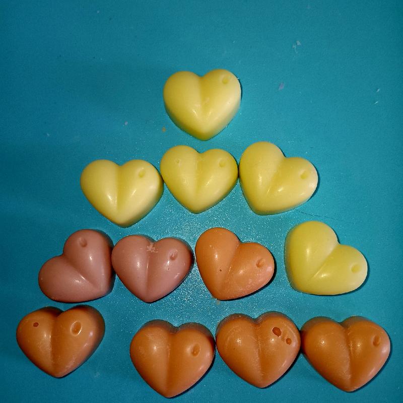 Heart Shaped Soy Wax Melts 5 Pack - Home Decor Candle Freshener Scented Decoration wax candle christmas wax melt winter