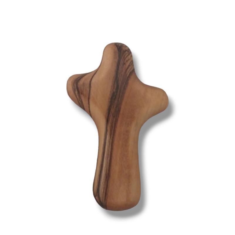 Olive Wood Comfort Cross from the Holy Land