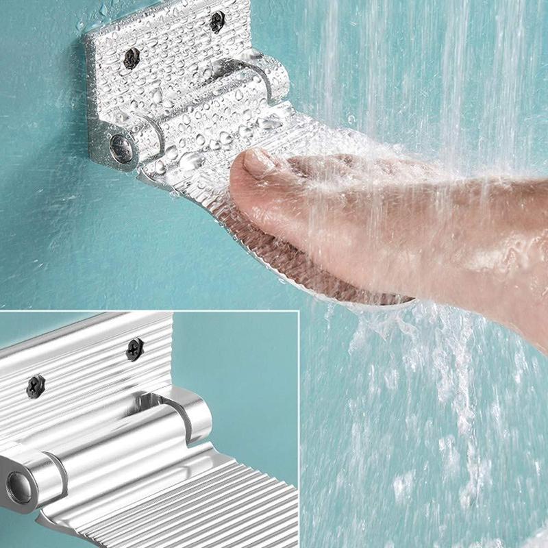 Bathroom Footrest, Sturdy and Durable Bathroom Footrest, Shower Foot Scrubber, Bathroom Safety Footrest for Elderly Pregnant