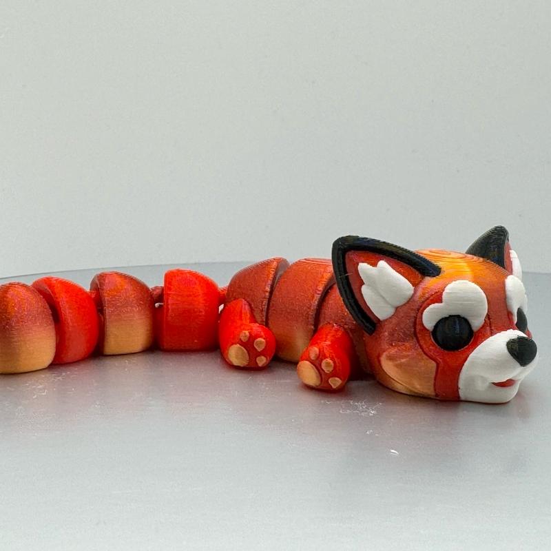 5” Articulating Flexi Red Panda designed by ArtFlex