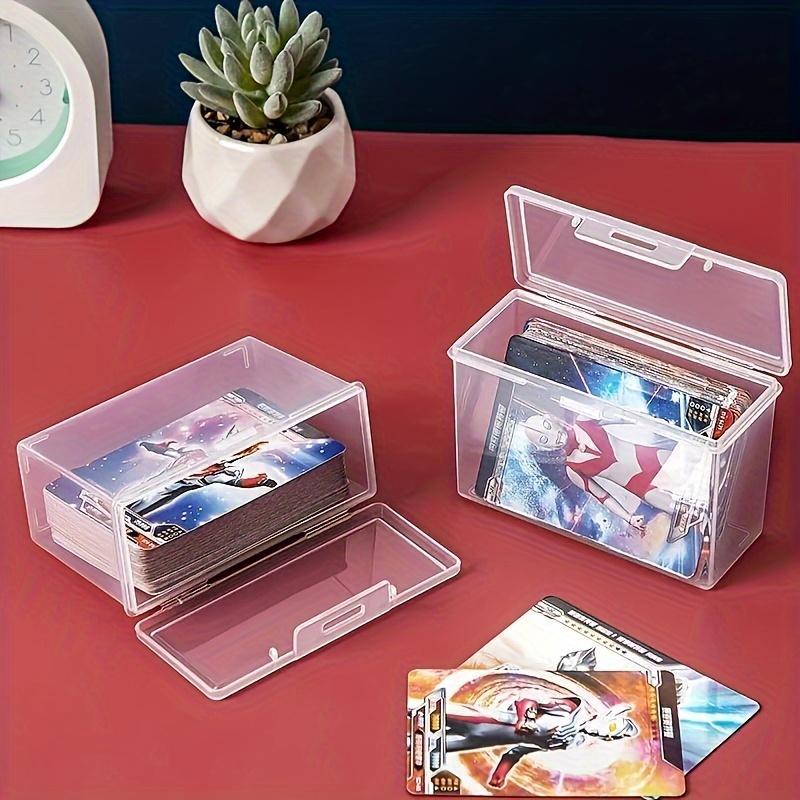 Clear Poker Storage Box, Portable Card Storage Box with Lid, Multifunctional Storage Box for Home Office