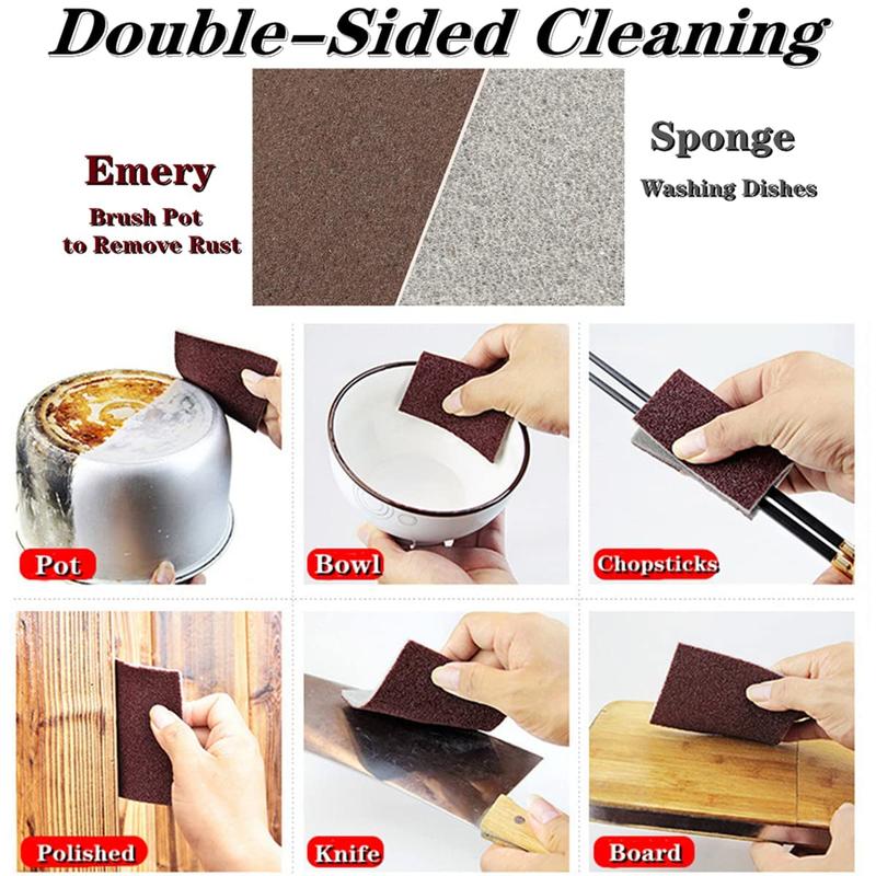 Kitchen Pot Cleaning Sponge, Rust Removal Cleaning Sponge, Household Kitchen Cleaning Tools, 2024 Fall Kitchen Accessories for 2024, Kitchen Gadgets