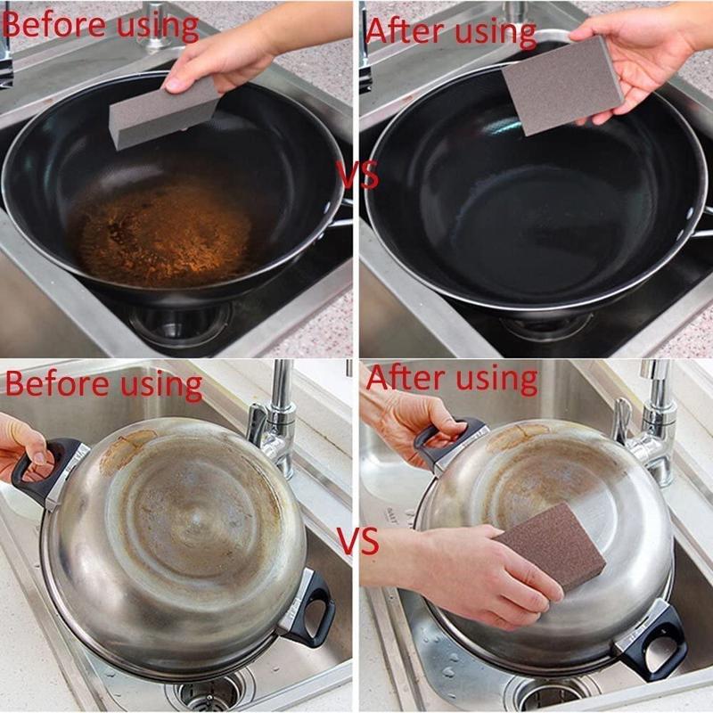 Kitchen Pot Cleaning Sponge, Rust Removal Cleaning Sponge, Household Kitchen Cleaning Tools, 2024 Fall Kitchen Accessories for 2024, Kitchen Gadgets