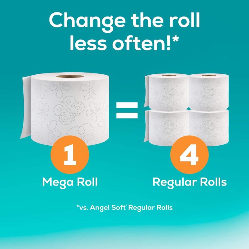 Angel Soft 2-Ply Toilet Paper, 36 Mega Rolls