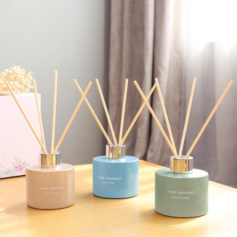 Reed Diffuser Set, Lavender Linen Vanilla, 4.06 oz x 3 Packs Scented Diffuser with 12 Oil Diffuser Sticks, Home  Essential Oil Reed Diffuser for Home Bathroom Shelf Decor