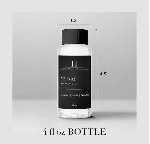 2 Hotel Collection - My Way Essential Oil Scent Luxury Hotel Inspired Aromatherapy Scent Diffuser Oil - Lush Sandalwood, Warm Virginia Cedar, and Beautiful Iris - for Essential Oil Diffusers  Fragrance Freshener Scented Bottle Room Perfume  Pack Lemon