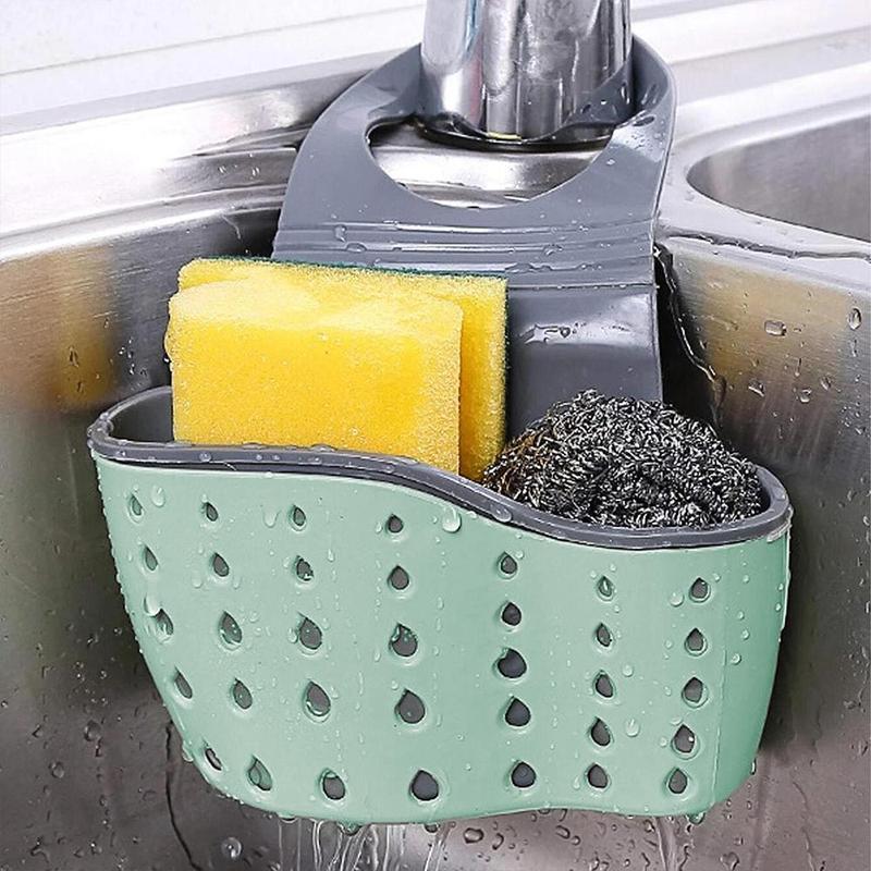 Sink Drain Basket, Sink Sponge Holder, Kitchen Sink Storage Rack, Kitchen Sink Organizer, Kitchen Accessories, Home Organizer