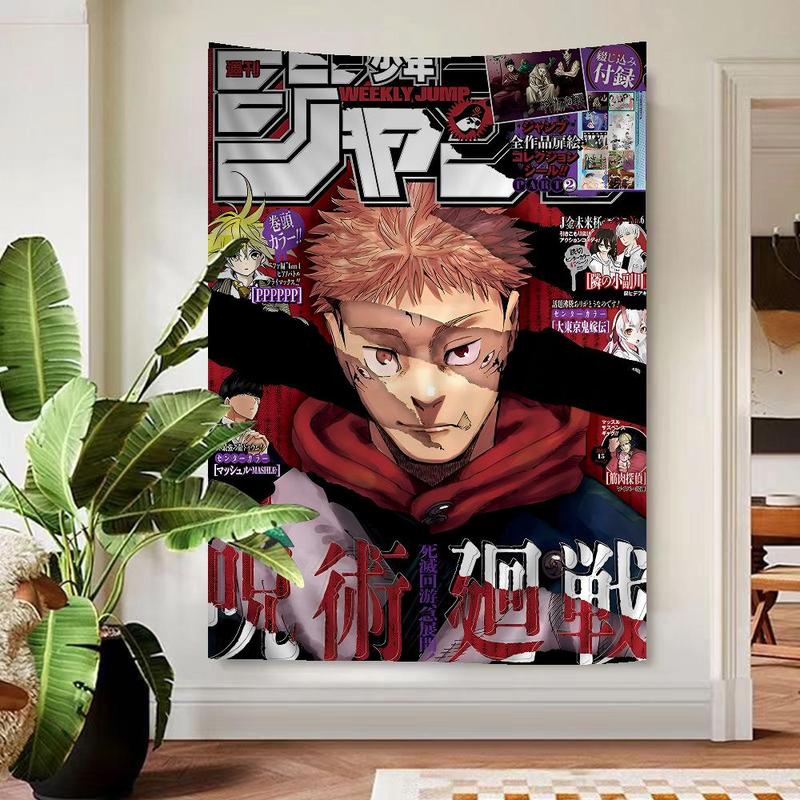 Jujutsu Kaisen Anime Hippie Wall Hanging Tapestries for Living Room Home Dorm Decor Art Home Decor