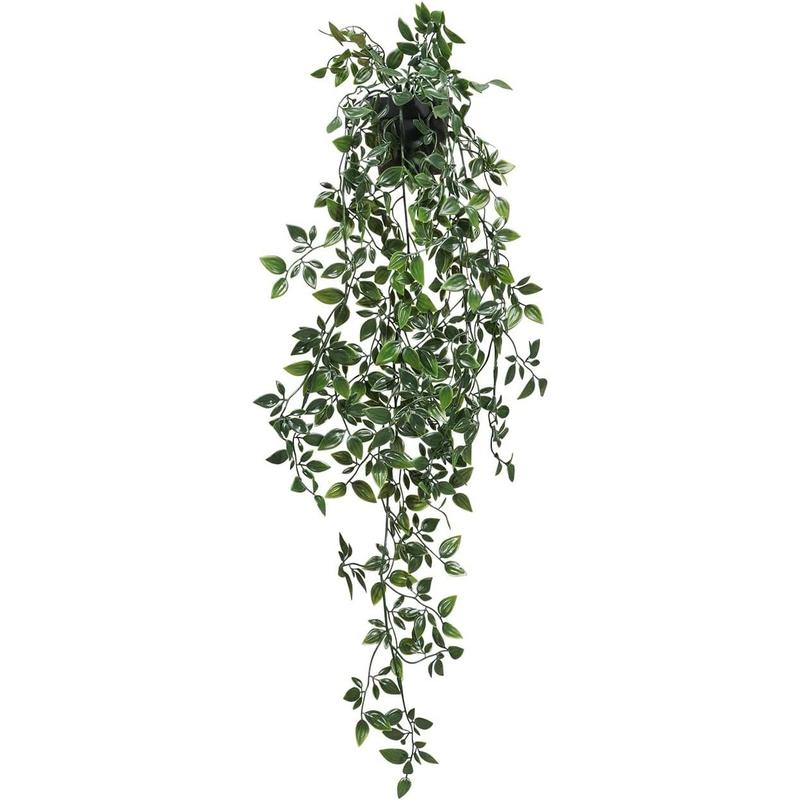 Artificial Hanging Plants 2 Pack Fake Potted Plants for Wall Home Room Office Indoor Decor (2 Pcs) Decorative Fruit