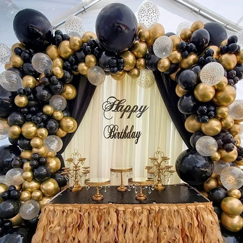 Balloon Garland Arch Kit, 120pcs set Mixed Color Balloons Set, Luxurious Decoration Supplies for Wedding Birthday Festival Party