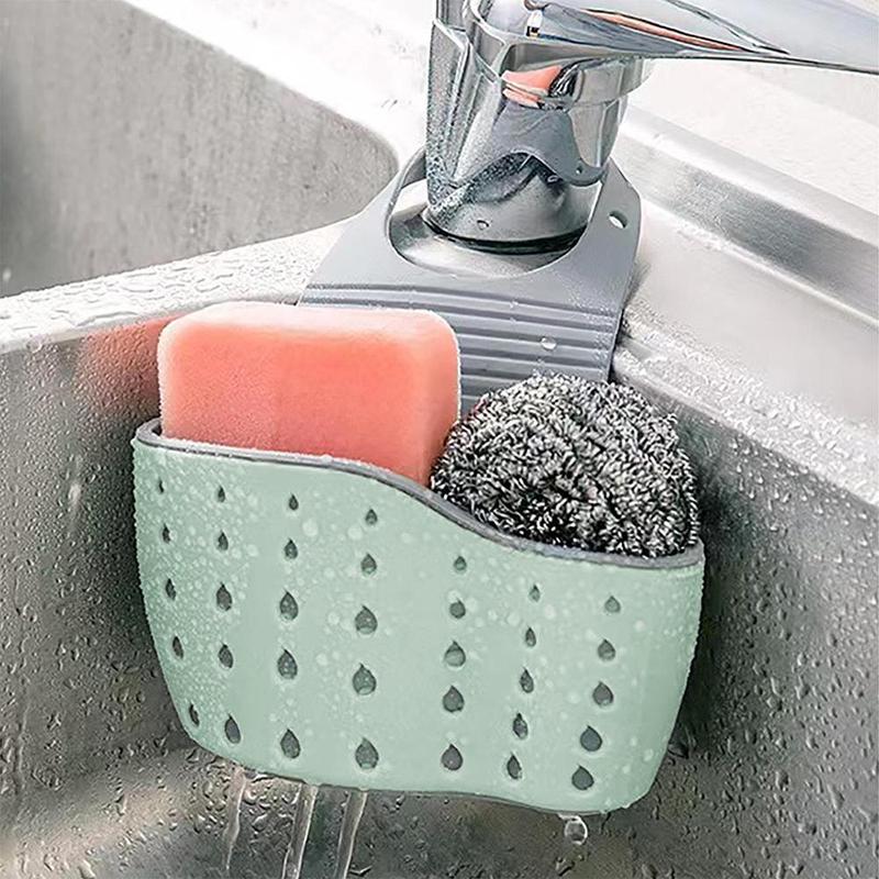 Sink Drain Basket, Sink Sponge Holder, Kitchen Sink Storage Rack, Kitchen Sink Organizer, Kitchen Accessories, Home Organizer