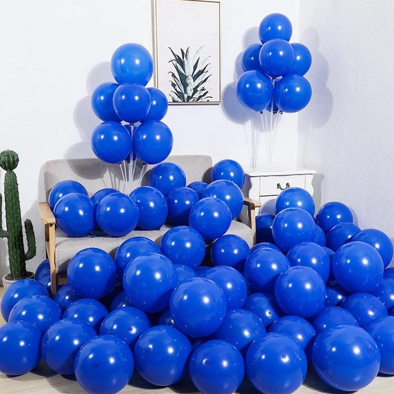 Solid Color Balloon, 50pcs Party Balloons, Atmosphere Scene Layout Decoration Supplies for Wedding Party Anniversary Festival