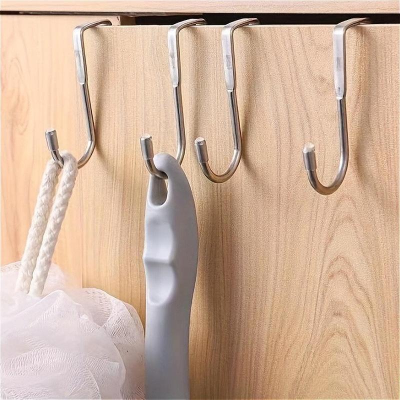 S-shaped Double Hook, 2 Counts Durable and Rust-resistant Hook, Space-saving Quick Installation Hook for Home, Office, Garden