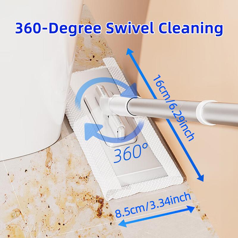 Mini Sweeper Mop for Kitchen Bathroom House Wall Mirrors - No-Touch Disposable Dirty Mop