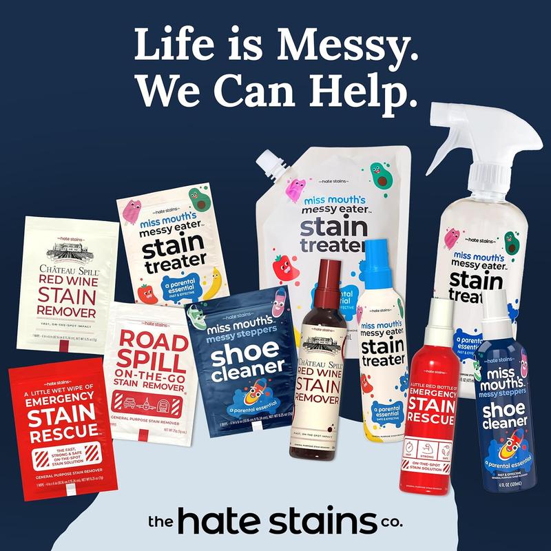 The Hate Stains Co. Miss Mouth's Messy Eater Stain Treater Spray for Fresh and Set-in Stains on Baby Clothes, Toys, Carpets and More Household