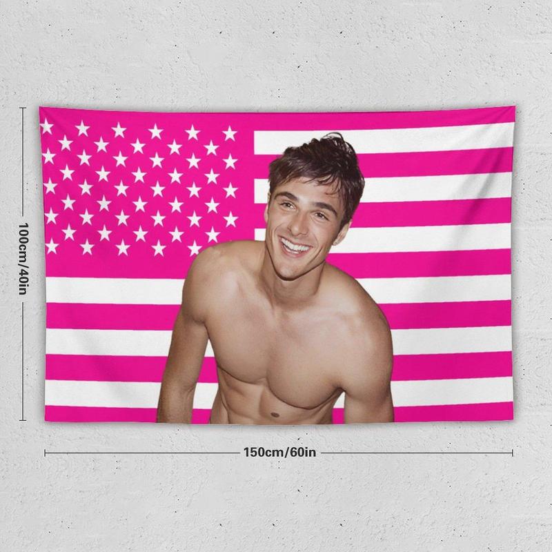 Jacob Elordi Flag Funny Jacob Flag for Wall Hanging poster Tapestry, Jacob Elordi 40 * 60in Tapestry,Funny Flag Decorations,Flag for Room, Dorm, Outdoor, Parties,Gift