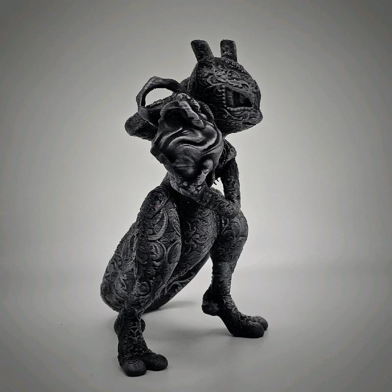 Mewtwo 3d Printed Pokemon Statue