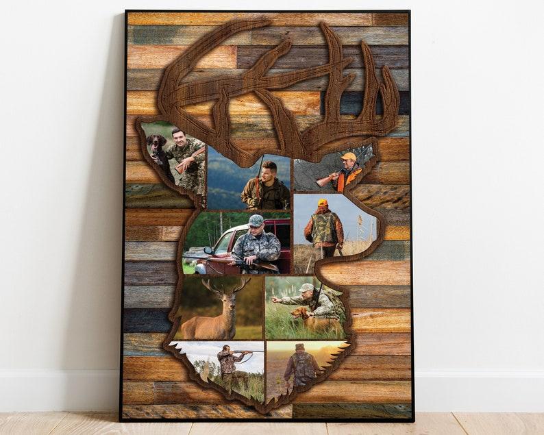 Personalized Deer Hunting Printable Art, Hunting Picture Gift, Father's Day Gift, Grandfather Gift, Birthday Gift, Home Decoration, Wall Art, Gifts For Hunters