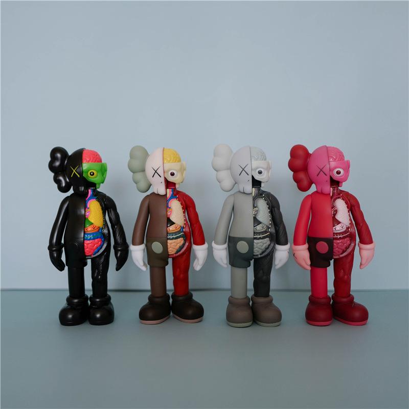 Halloween Kaws 8IN 20CM Decorative Sculpture Hypebeast Home Decor Statue, Art Figurine Halloween Gifts Halloween Decor