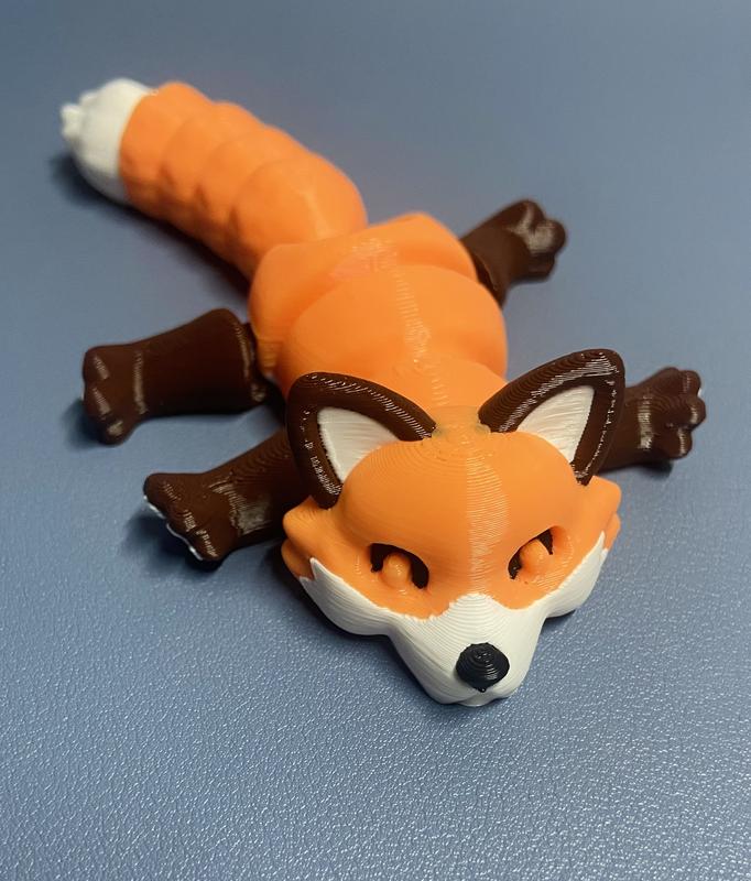 Articulated Fox figurines Decor Shelf- Desk Buddy