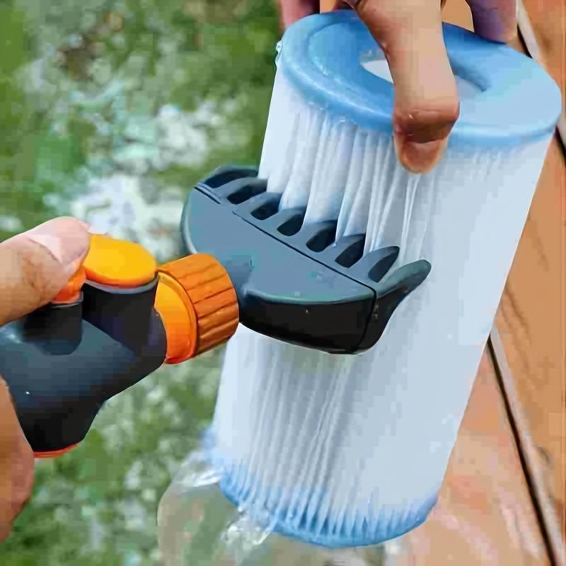 Pool Filter Cartridge Cleaning Brush, Handheld Filter Cleaning Tool, Heavy Duty & Durable Pool Filter Cleaning Brush for Home Use