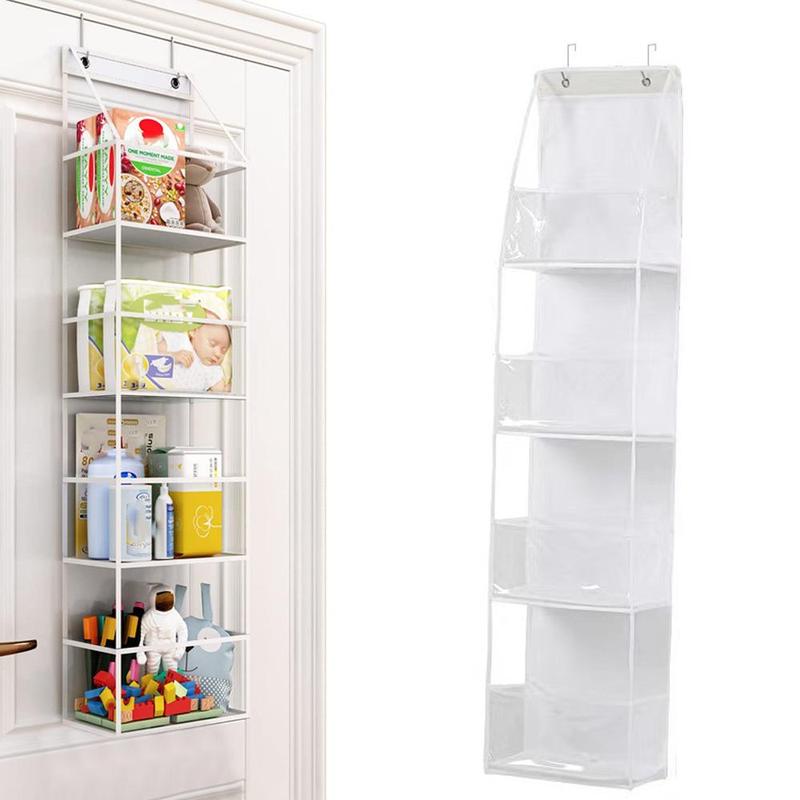 Door Back Hanging Storage Bag, Multi-grid Foldable Storage Organizer, Home Organizer for Kitchen Bathroom