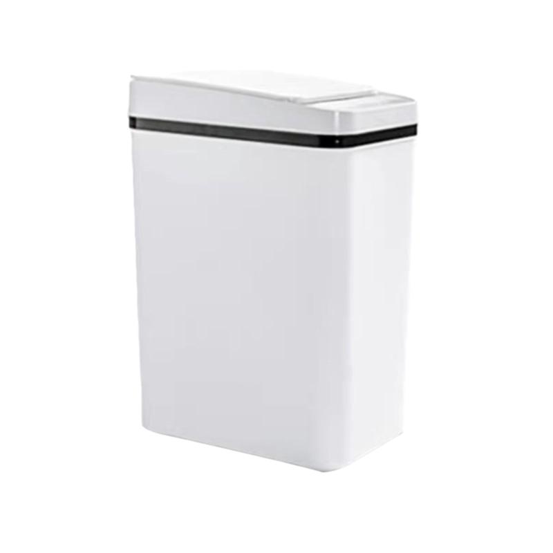 Relocy Sale Items Bathroom Smart Touchless Trash Can 2.2 Gallon Automatic Motion Sensor Rubbish Can with Lid Electric Narrow Small Garbage for Kitchen Living Room Toilet Bedroom