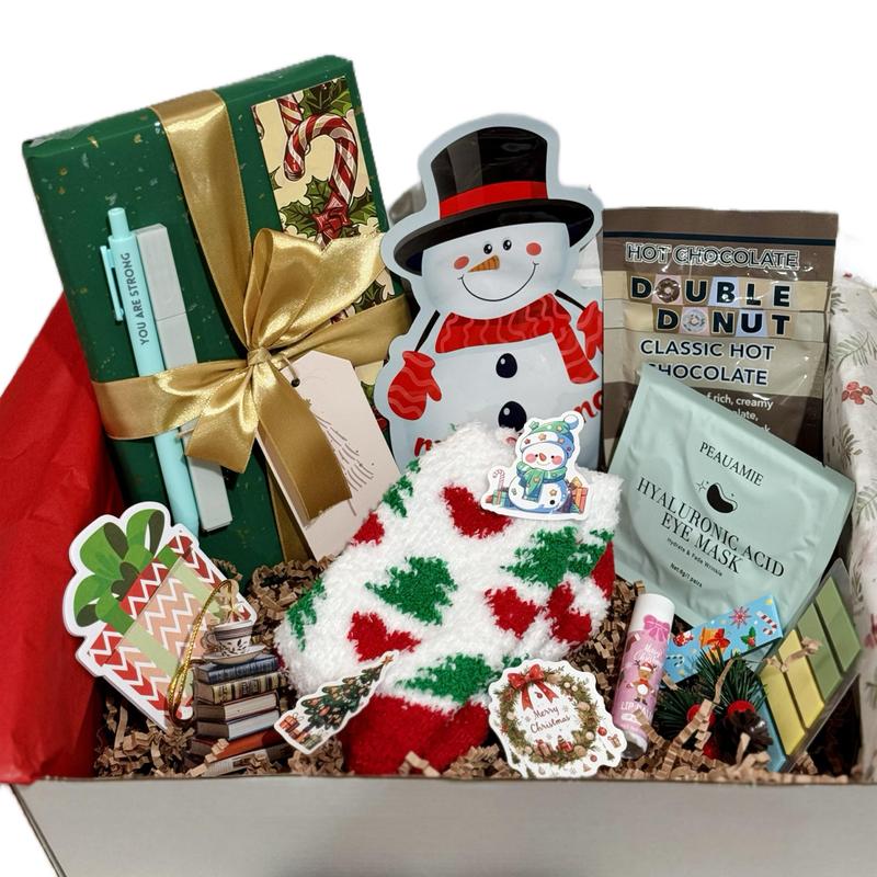 The Holly Jolly Book Box - Perfect for the Holidays Christmas Gifts, Book Lovers  Christmas gift for Readers Chocolate Christmas Chocolate Christmas