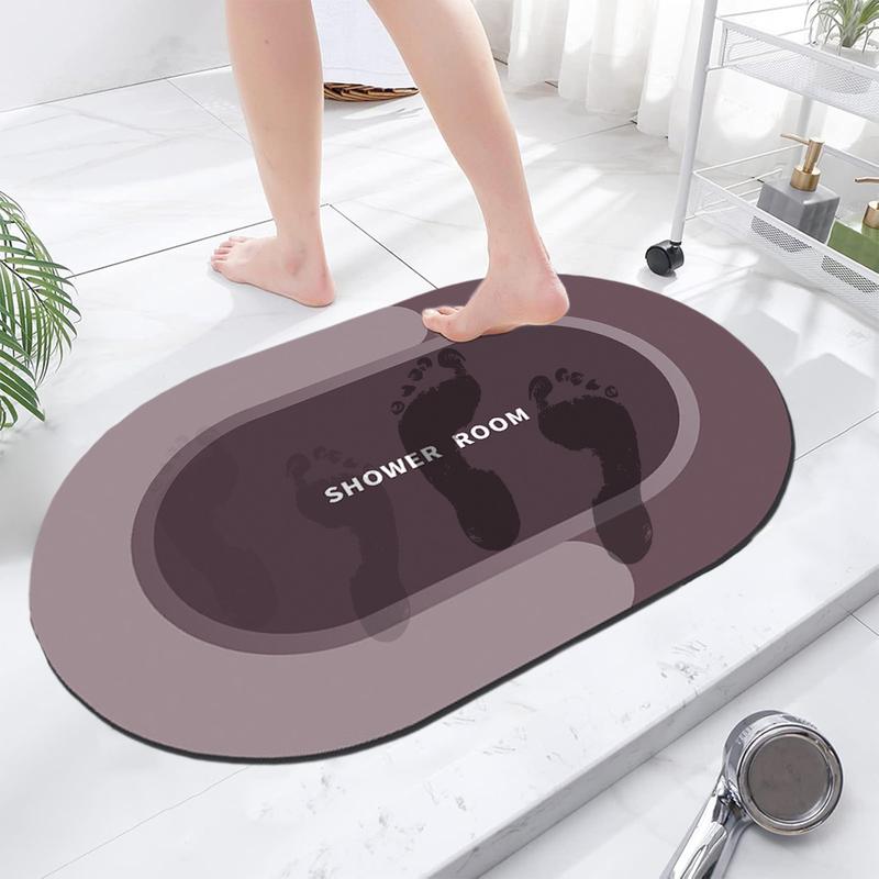 Bathroom Rugs Mat Bath Mat Super Absorbent Quick Dry Non Slip Rubber Backing for Bathroom Floor Bathtub Vanity Bathmat Shower Room