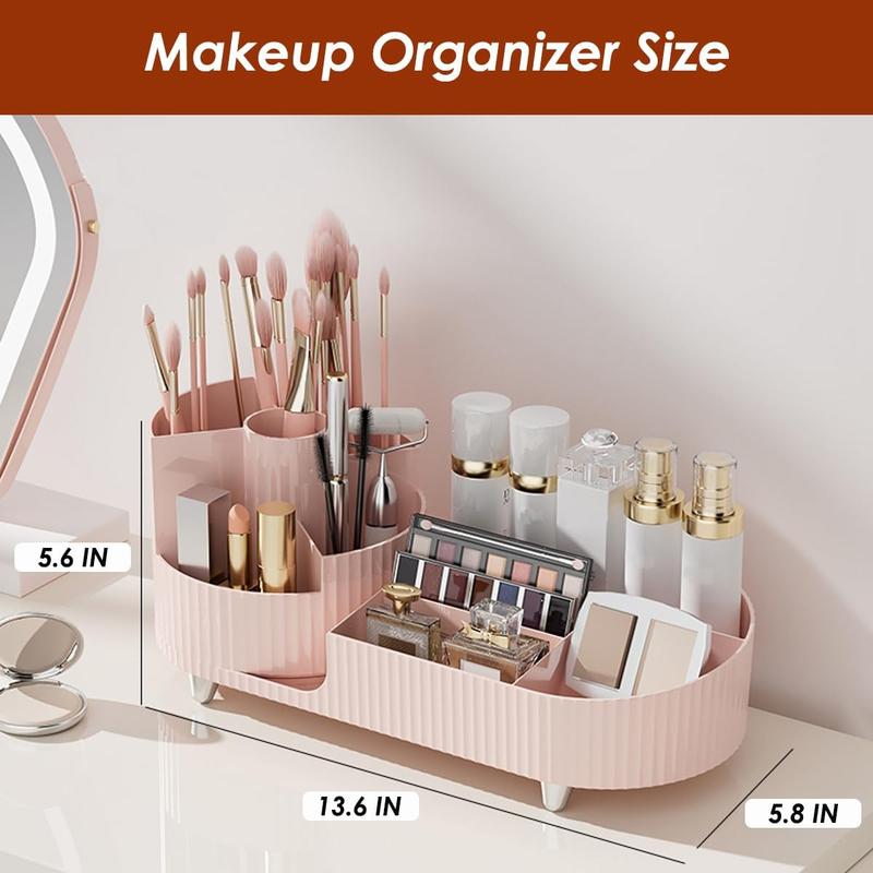 Luxury Fashionable Plastic Rotatable MakeupStorage Box,Desktop Makeup Organizer(1Piece),Cosmetic Organizer for Dresser forBedroom Dresser, Makeup Organizer,Storage Organizer, Room Organizer