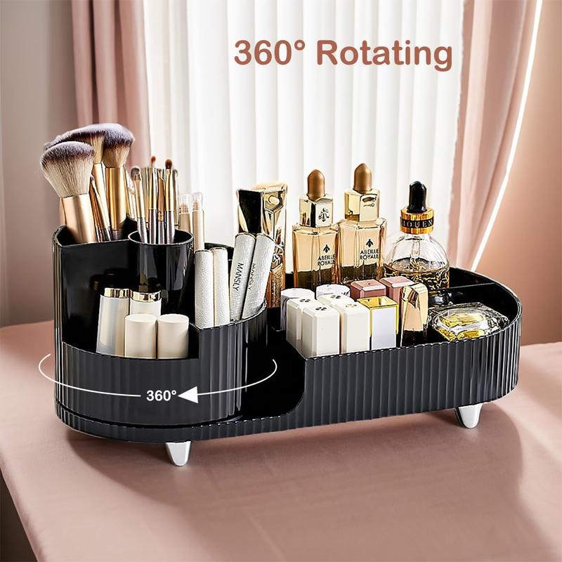 Luxury Fashionable Plastic Rotatable MakeupStorage Box,Desktop Makeup Organizer(1Piece),Cosmetic Organizer for Dresser forBedroom Dresser, Makeup Organizer,Storage Organizer, Room Organizer