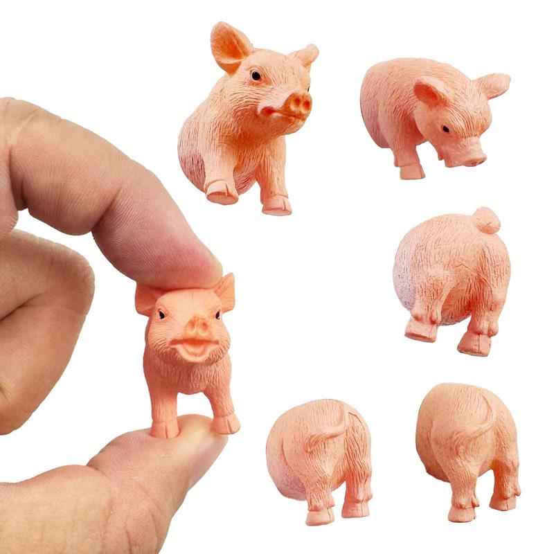 Pig Shaped Fridge Magnet, 6 Counts set Cute Pig Head and Butt Refrigerator Magnet, Home Decor Magnet for Kitchen, Office Whiteboard, Dishwasher, Locker