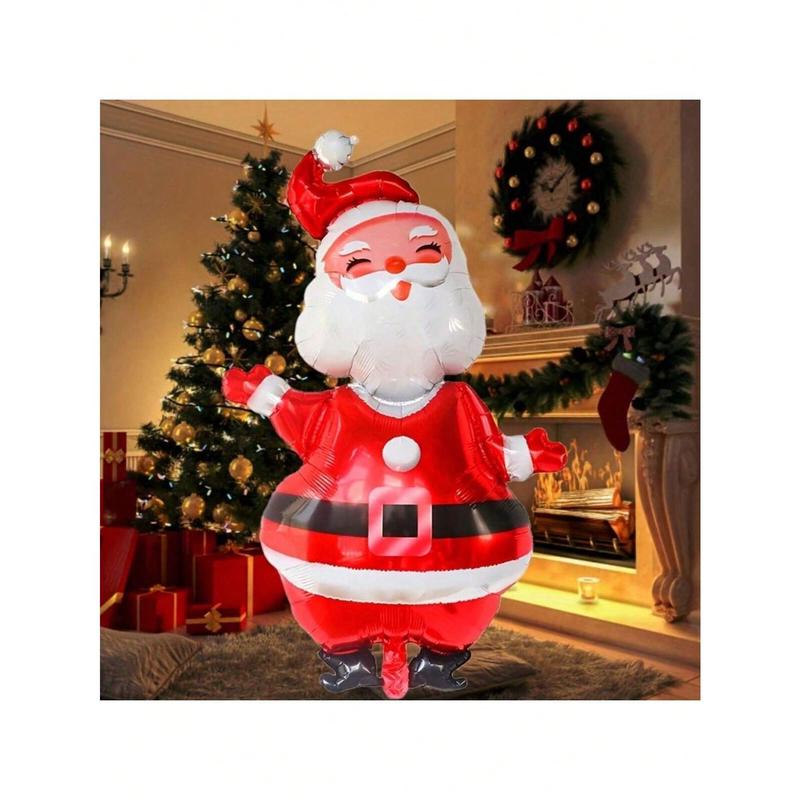 2pcs Christmas Oversized Decorative Balloons 47 Inches (119.2 Cm) Suitable For Christmas Party Decoration Supplies Christmas Aluminum Foil Balloons Christmas Balloon Decoration,Christmas