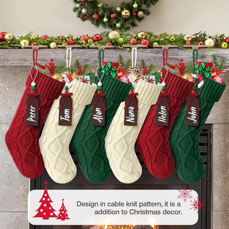 6 Pack Christmas Stockings, Fashion Stockings