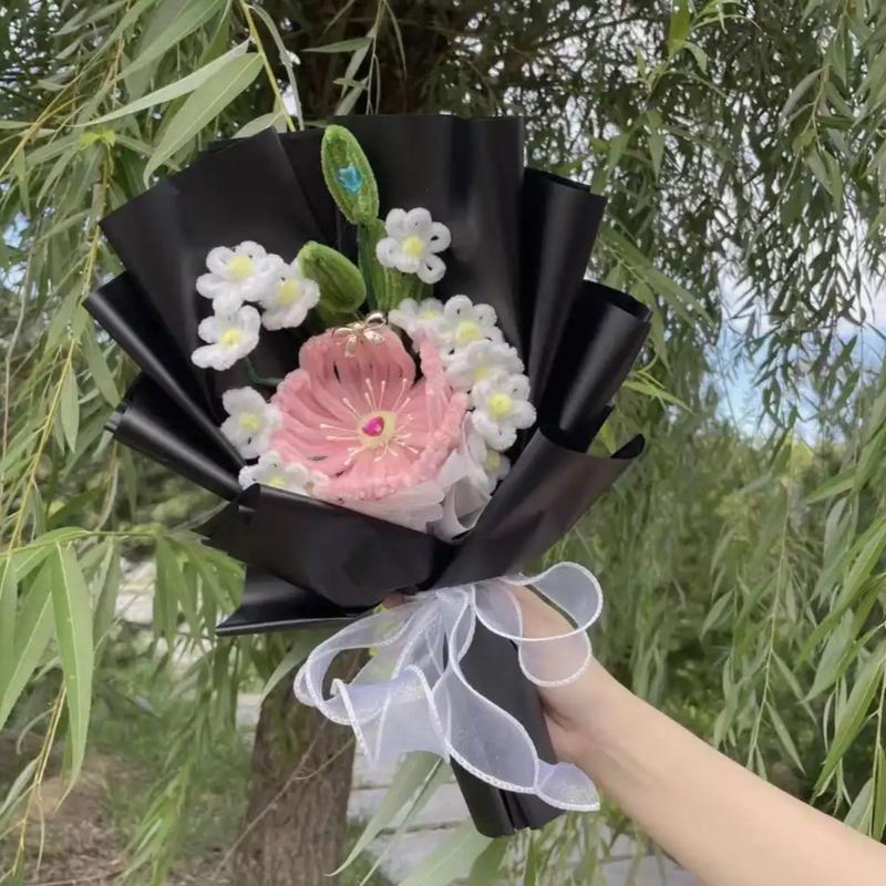 Handmade Flowers Bouquet - Perfect for Home Decor and Gift Decorative