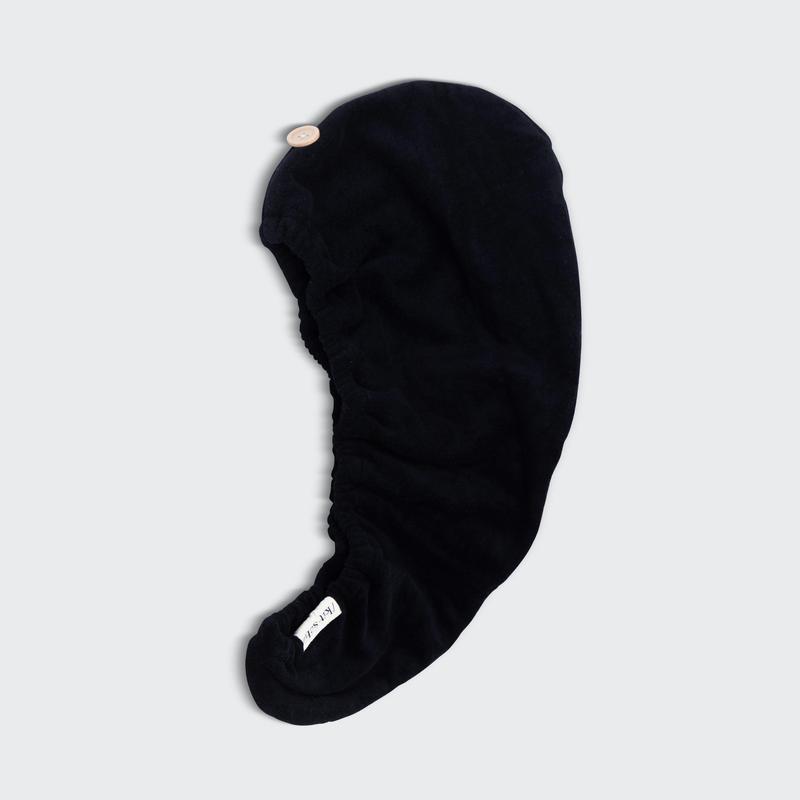 Eco-Friendly Hair Towel - Black