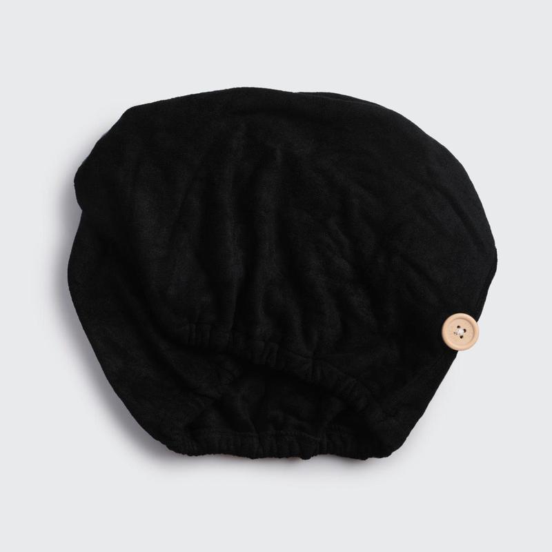 Eco-Friendly Hair Towel - Black