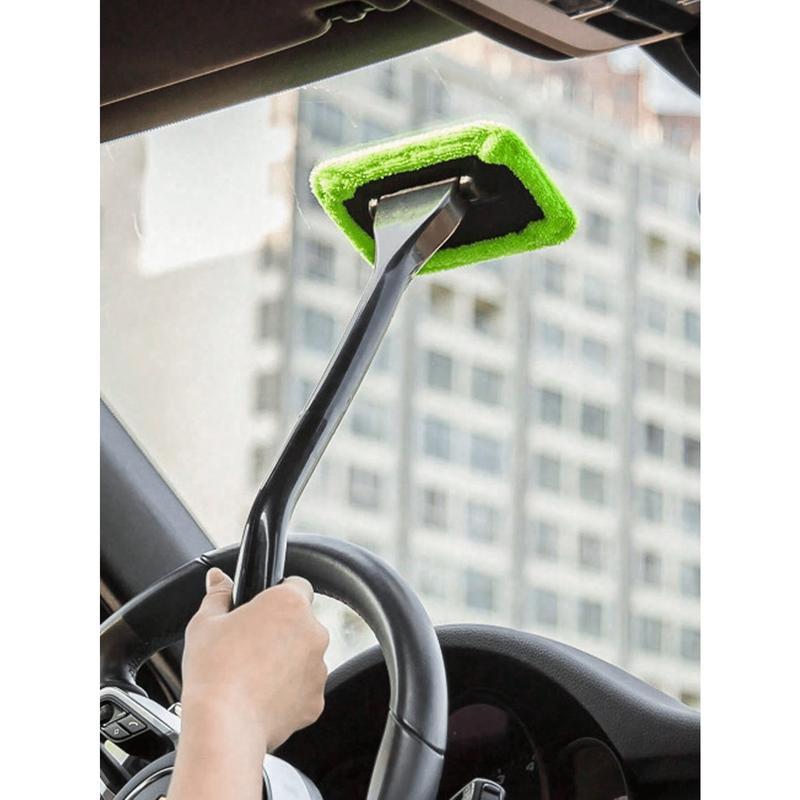 1pc The Windshield Cleaning Brush Set Keeps Your Car Clean And Shiny! (Due To Different Batches, The Color Of The Replacement Fabric May Vary. We Apologize For Any Inconvenience Caused.)