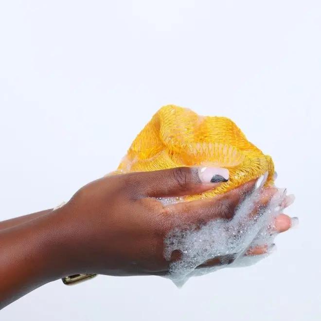 (BUY 2 GET 1 FREE)African Net Sponge, African exfoliating net Sponge, Ethically sourced real african