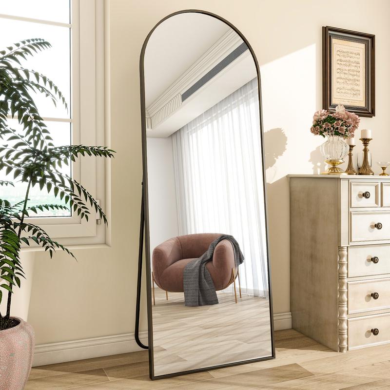 BEAUTYPEAK Arched Full Length Floor Mirror 64