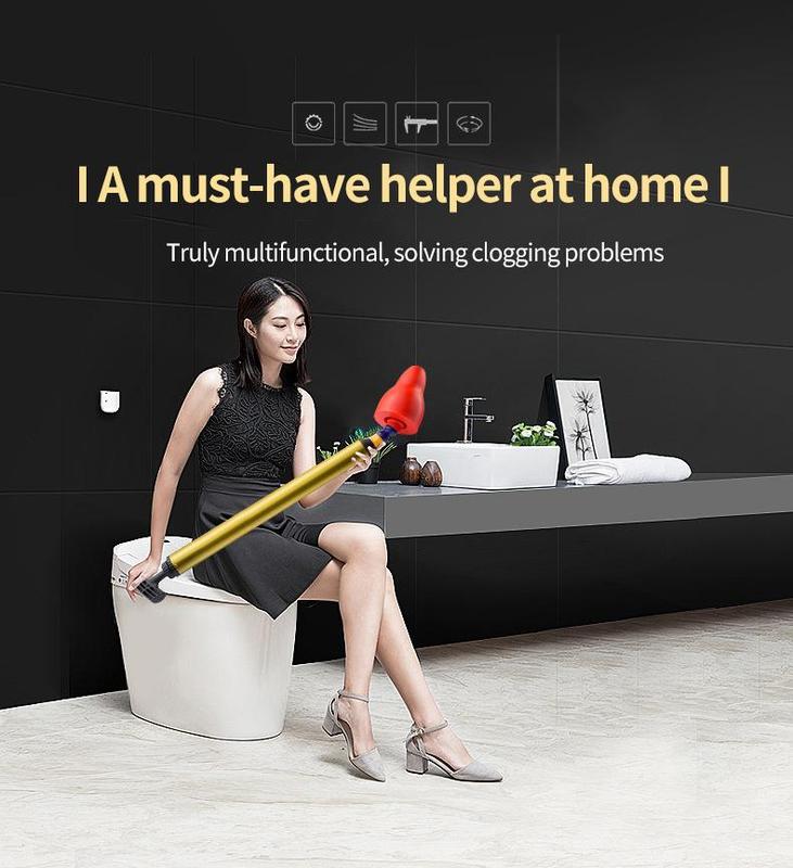 Multifunctional Home Use 1 set Manual Toilet Cleaning Tool,Multifunctional Efficient Toilet Pipe Dredge Cleaning Tool for Bathroom,Toilet,Kitchen