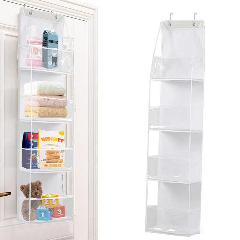 Door Hanging Storage Bag, 1 Count Multi-layer Clothes Storage Organizer, Wardrobe Hanging Organizer, Household Storage Bag for Closet, Storage for Bedroom, Home Ideals 2024, Christmas Gifts, Christmas Decorations