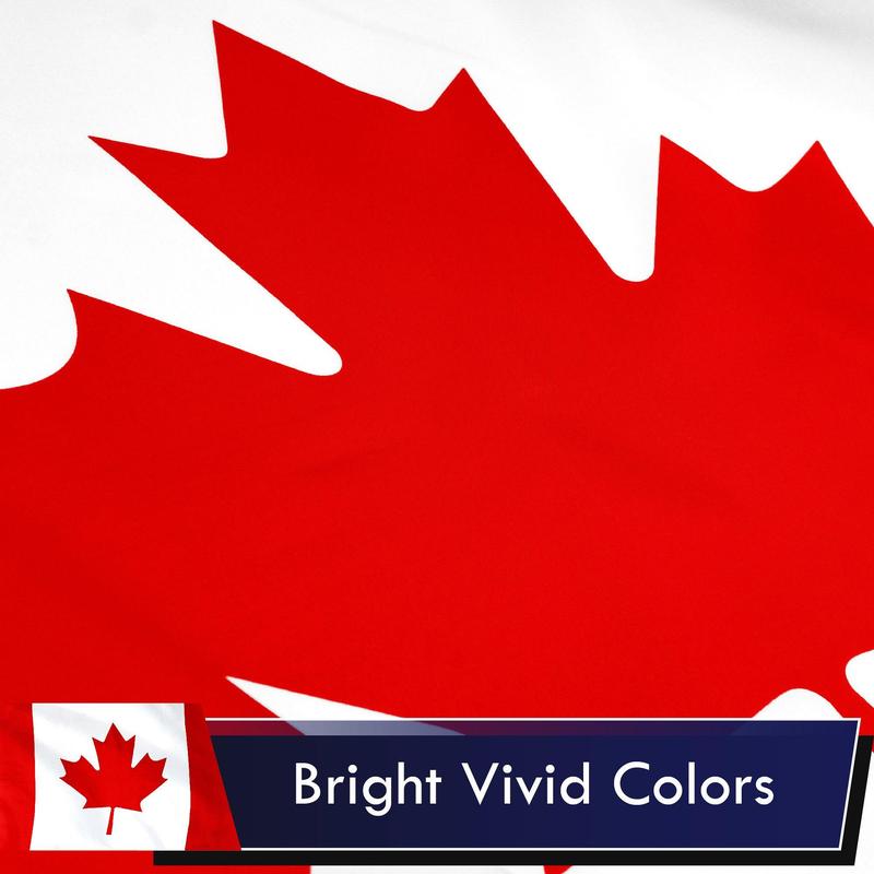 Canada (Canadian) Flag 75D Printed Polyester 3x5 Ft