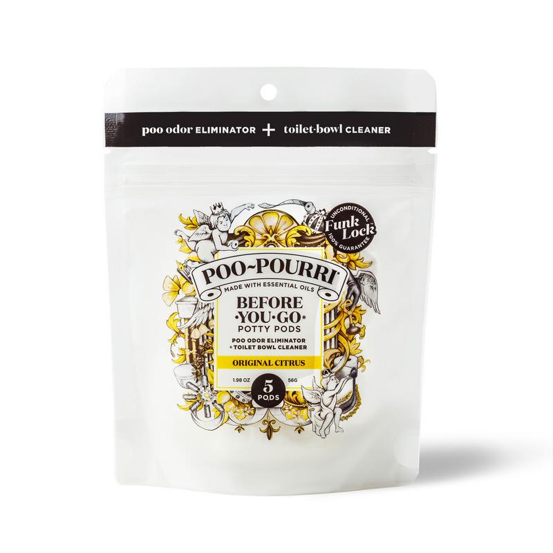 Potty Pods Poo~Pourri Toilet Bowl Pods for a Clean and Fresh Bathroom Cleaning Household