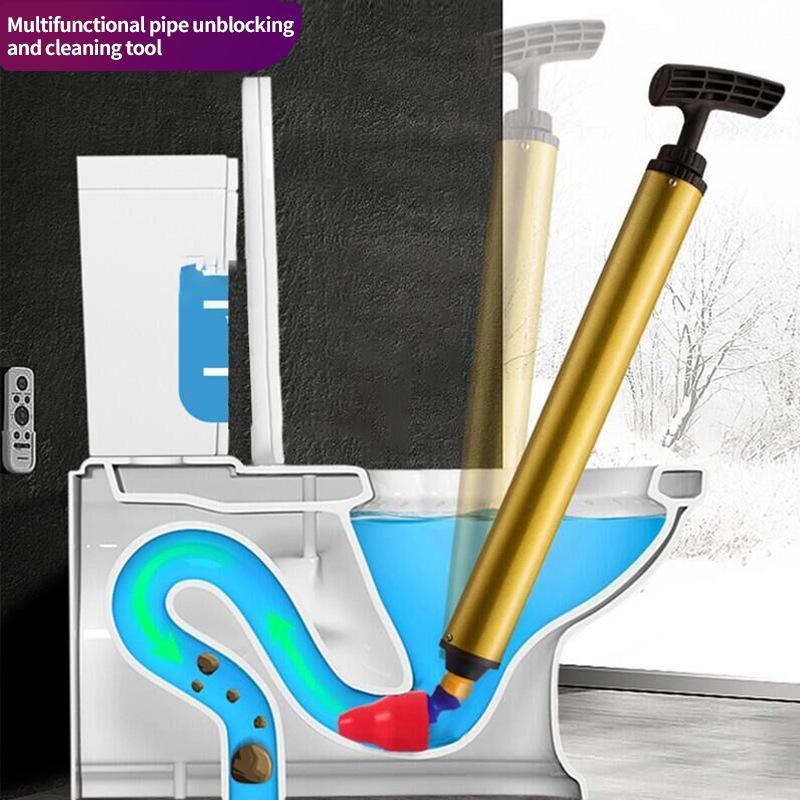 Multifunctional Home Use 1 set Manual Toilet Cleaning Tool,Multifunctional Efficient Toilet Pipe Dredge Cleaning Tool for Bathroom,Toilet,Kitchen