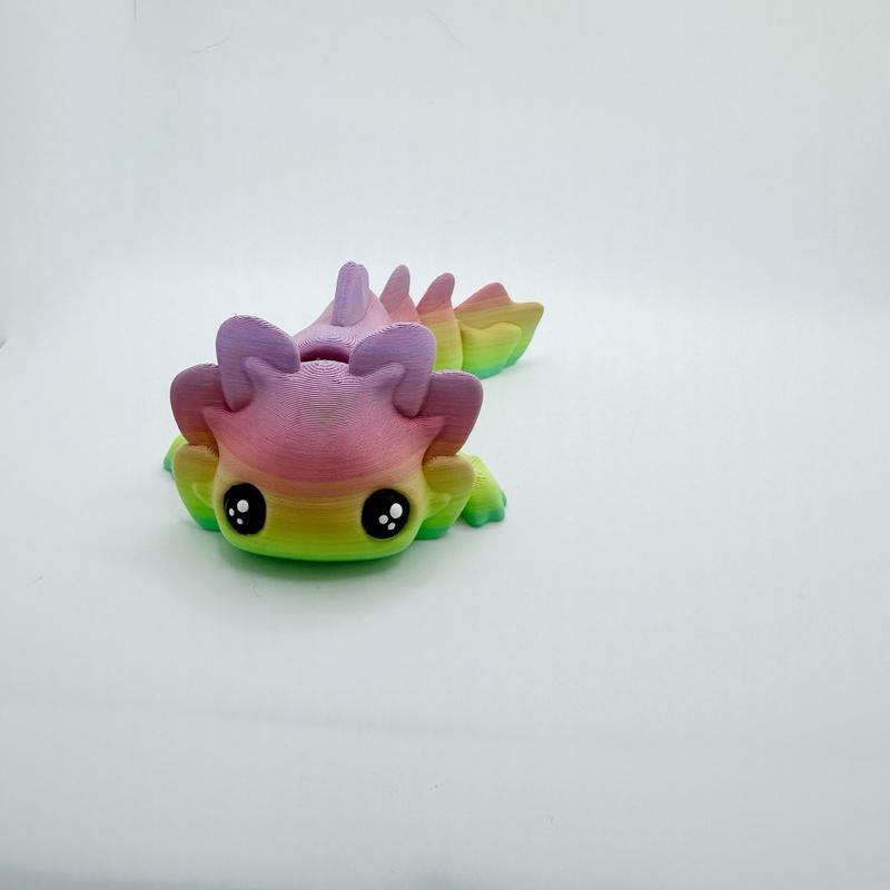 3D Printed Axolotl Tadpole Figurine